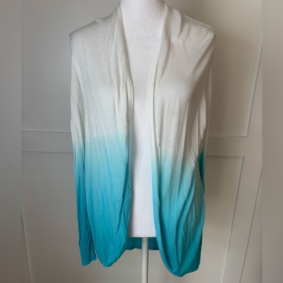 Michael Kors Light white and blue Knit sweater size medium - Picture 1 of 4